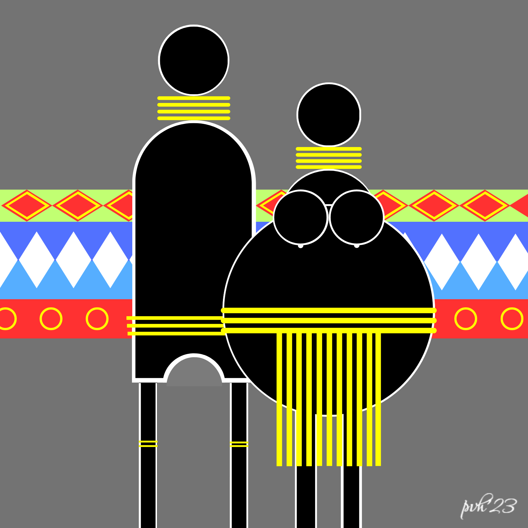 Magkasintahan (Aeta lovers)